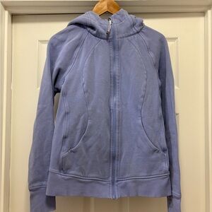 Lululemon Scuba Full Zip Lavender Hoodie Sz 10